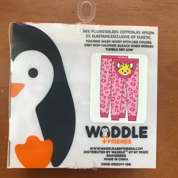 Waddle NEW Footless Tights Penguin Smow Leopard - Picture 7 of 16
